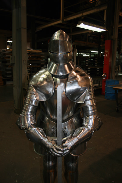 Knight after custom fabrication